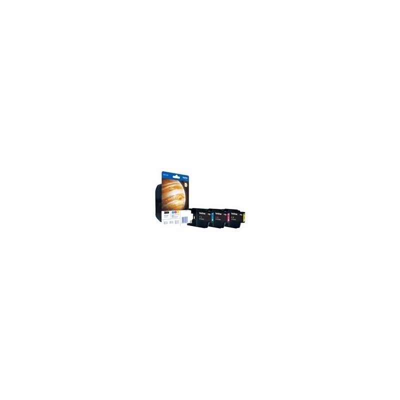 BROTHER LC1240RBWBP Zestaw Brother LC1240RBWBP CMY Blister Pack 600str DCP-J925DW / MFC-J430W