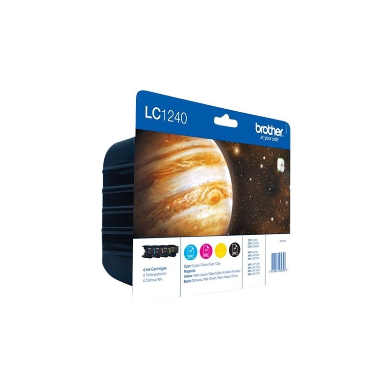BROTHER LC1240VALBP Brother LC1240VALBP Cartus Black, Cyan, Magenta, Yellow - 600 pagini