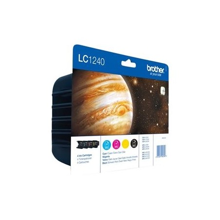 BROTHER LC1240VALBP Brother LC1240VALBP Cartus Black, Cyan, Magenta, Yellow - 600 pagini