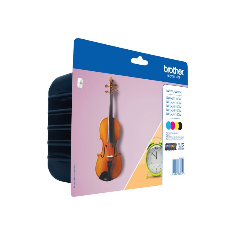 BROTHER LC127XLVALBP Zestaw Brother LC127XLVALBP CMYK Blister Pack 1 200str MFC-J4510DW