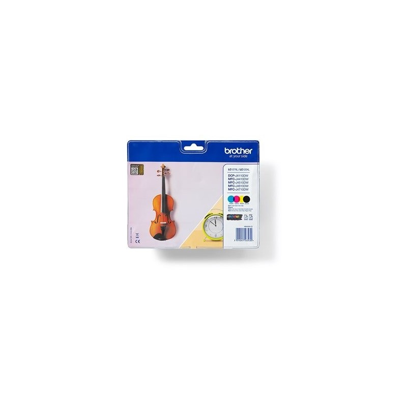 BROTHER LC127XLVALBP Zestaw Brother LC127XLVALBP CMYK Blister Pack 1 200str MFC-J4510DW