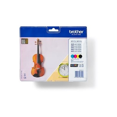 BROTHER LC127XLVALBP Zestaw Brother LC127XLVALBP CMYK Blister Pack 1 200str MFC-J4510DW