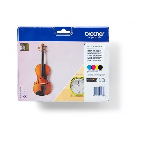 BROTHER LC127XLVALBP Zestaw Brother LC127XLVALBP CMYK Blister Pack 1 200str MFC-J4510DW