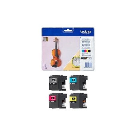 BROTHER LC127XLVALBP Zestaw Brother LC127XLVALBP CMYK Blister Pack 1 200str MFC-J4510DW