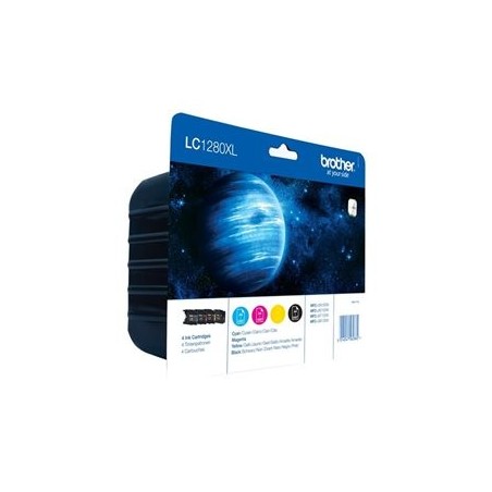 BROTHER LC1280XLVALBP Brother LC1280XLVALBP Cartus Black, Cyan, Magenta, Yellow, MFCJ6910 -2400 pagini