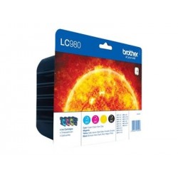 BROTHER LC980VALBP Zestaw Brother LC980 CMYK Blister Pack 300str DCP145C / DCP165C / MFC250C