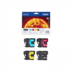 BROTHER LC980VALBP Zestaw Brother LC980 CMYK Blister Pack 300str DCP145C / DCP165C / MFC250C