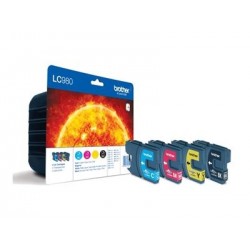 BROTHER LC980VALBP Zestaw Brother LC980 CMYK Blister Pack 300str DCP145C / DCP165C / MFC250C