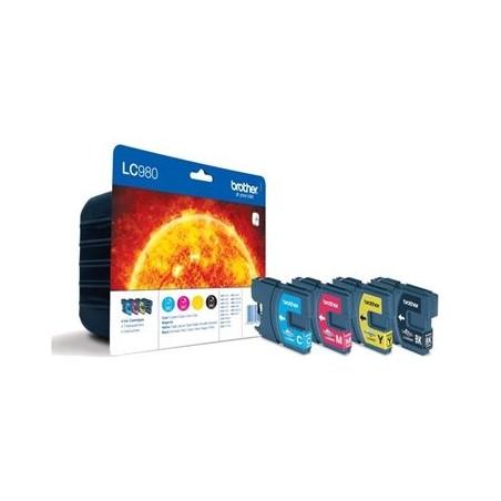 BROTHER LC980VALBP Zestaw Brother LC980 CMYK Blister Pack 300str DCP145C / DCP165C / MFC250C