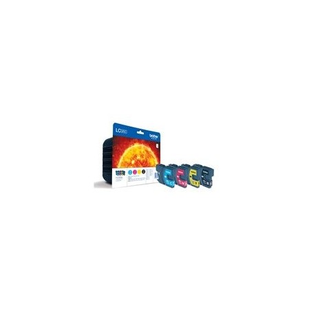 BROTHER LC980VALBP Zestaw Brother LC980 CMYK Blister Pack 300str DCP145C / DCP165C / MFC250C