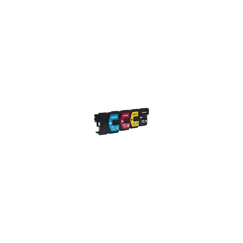 BROTHER LC980VALBP Zestaw Brother LC980 CMYK Blister Pack 300str DCP145C / DCP165C / MFC250C