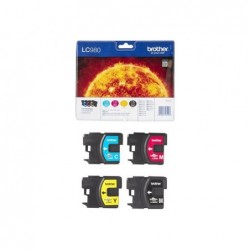 BROTHER LC980VALBP Zestaw Brother LC980 CMYK Blister Pack 300str DCP145C / DCP165C / MFC250C