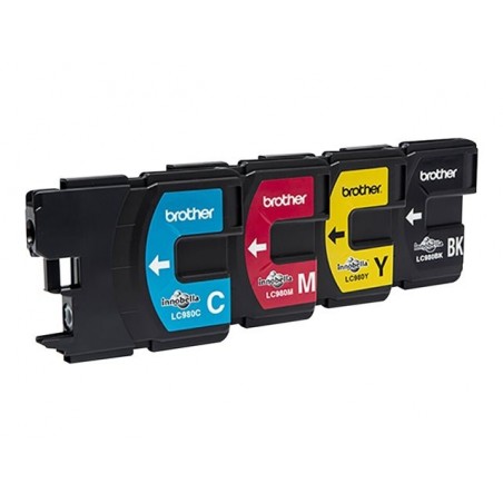 BROTHER LC980VALBP Zestaw Brother LC980 CMYK Blister Pack 300str DCP145C / DCP165C / MFC250C