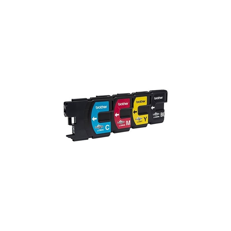 BROTHER LC980VALBP Zestaw Brother LC980 CMYK Blister Pack 300str DCP145C / DCP165C / MFC250C