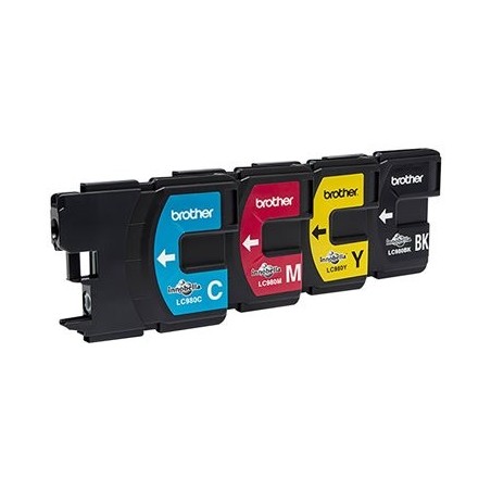 BROTHER LC980VALBP Zestaw Brother LC980 CMYK Blister Pack 300str DCP145C / DCP165C / MFC250C