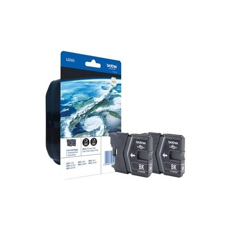 BROTHER LC985BKBP2 Tusz Brother LC985BKBP2 black Blister Pack (dwupak) 300str DCPJ125 / J315w