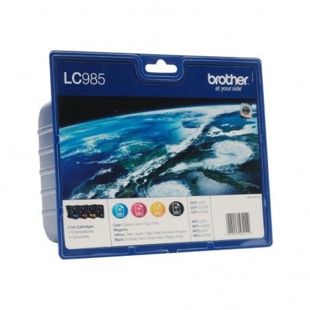 BROTHER LC985VALBP Zestaw Brother LC985 CMYK Blister Pack 300str DCP-J125 / J315W / J515W BROTHER LC985VALBP Zestaw Brother LC985 CMYK Blister Pack 300str DCP-J125 / J315W / J515W