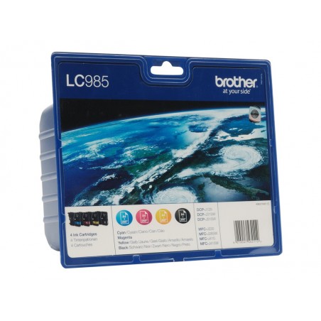 BROTHER LC985VALBP Zestaw Brother LC985 CMYK Blister Pack 300str DCP-J125 / J315W / J515W BROTHER LC985VALBP Zestaw Brother LC985 CMYK Blister Pack 300str DCP-J125 / J315W / J515W