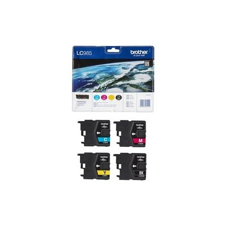 BROTHER LC985VALBP Zestaw Brother LC985 CMYK Blister Pack 300str DCP-J125 / J315W / J515W BROTHER LC985VALBP Zestaw Brother LC985 CMYK Blister Pack 300str DCP-J125 / J315W / J515W