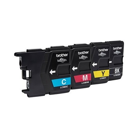 BROTHER LC985VALBP Zestaw Brother LC985 CMYK Blister Pack 300str DCP-J125 / J315W / J515W BROTHER LC985VALBP Zestaw Brother LC985 CMYK Blister Pack 300str DCP-J125 / J315W / J515W