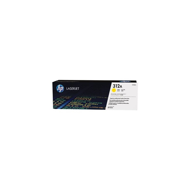 HP CF382A Toner HP 312A yellow 2700str MFP M476 series HP CF382A Toner HP 312A yellow 2700str MFP M476 series