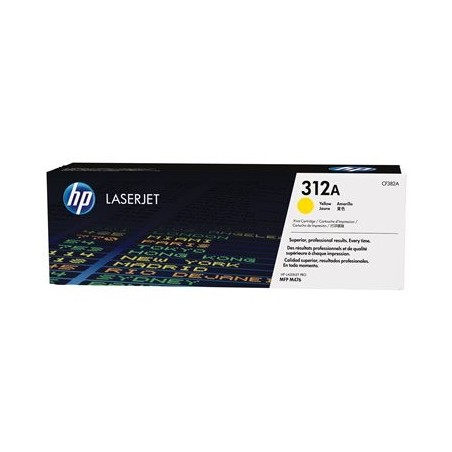 HP CF382A Toner HP 312A yellow 2700str MFP M476 series HP CF382A Toner HP 312A yellow 2700str MFP M476 series