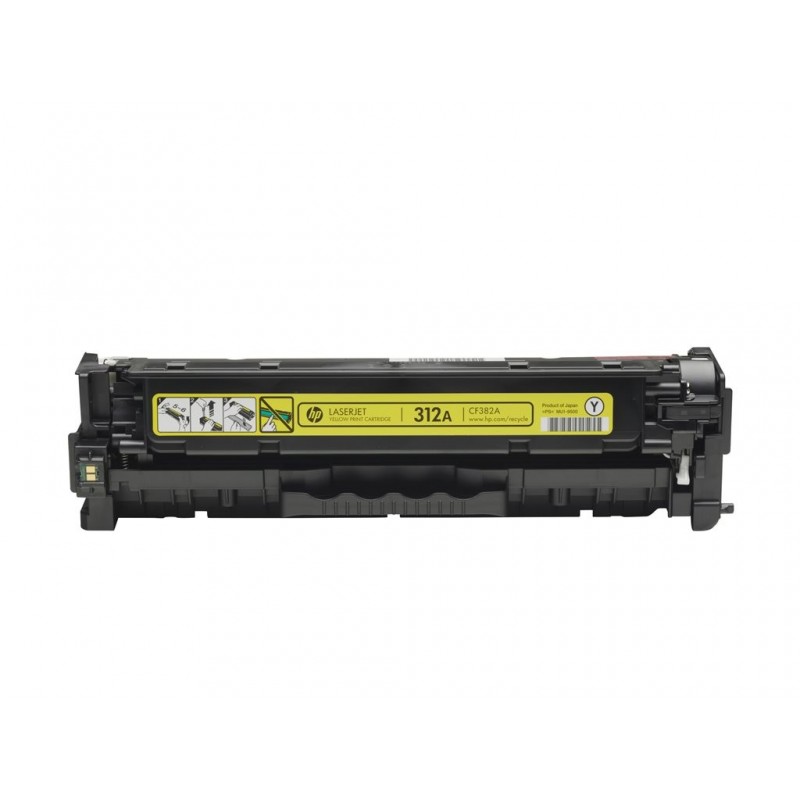 HP CF382A Toner HP 312A yellow 2700str MFP M476 series HP CF382A Toner HP 312A yellow 2700str MFP M476 series