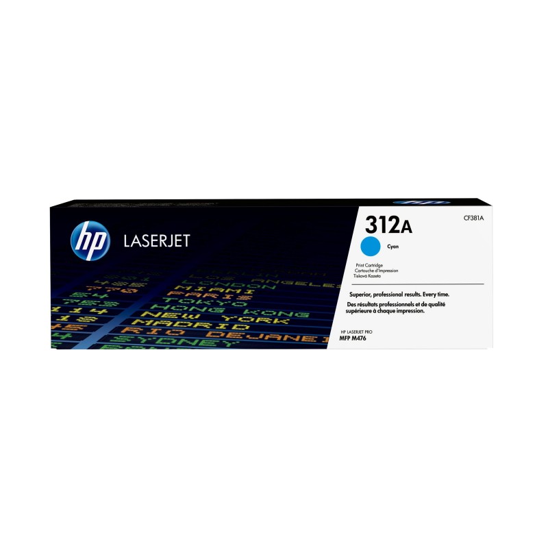 HP CF381A Toner HP 312A cyan 2700str MFP M476 series