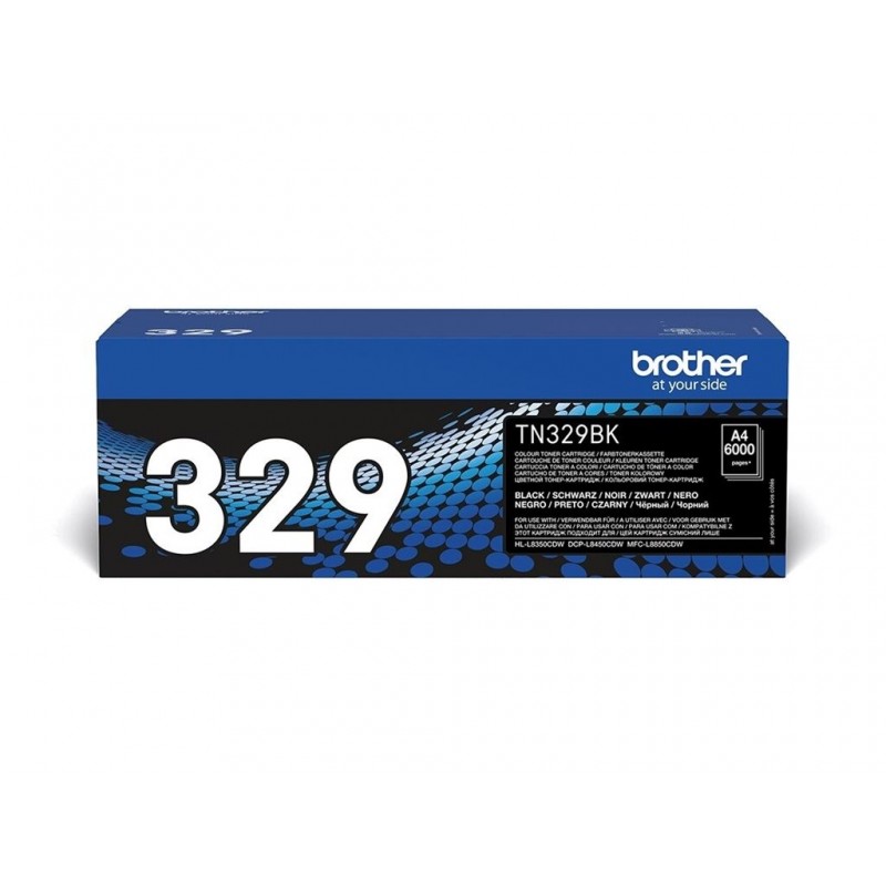 BROTHER TN329BK Toner Brother TN329BK black 6 000str HL-L8350CDW