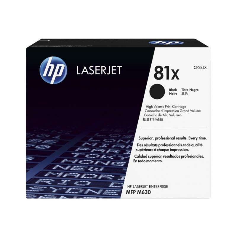 HP CF281X Toner HP 81X Black MFP M630