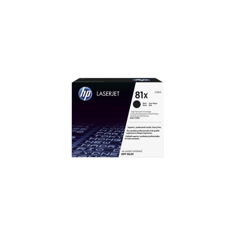 HP CF281X Toner HP 81X Black MFP M630