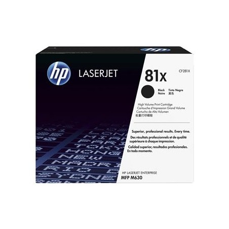 HP CF281X Toner HP 81X Black MFP M630