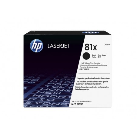 HP CF281X Toner HP 81X Black MFP M630