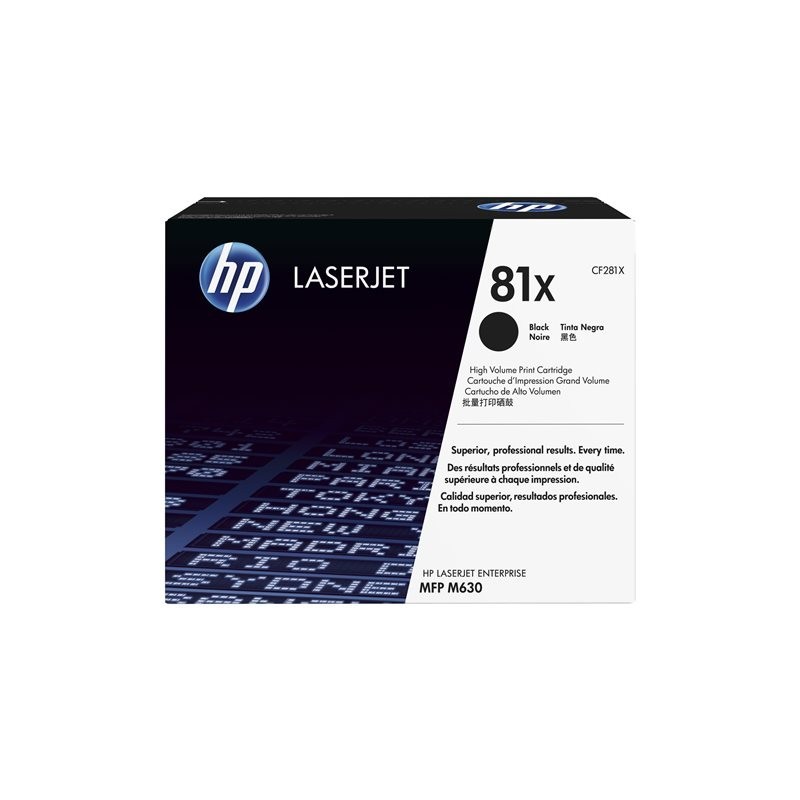 HP CF281X Toner HP 81X Black MFP M630