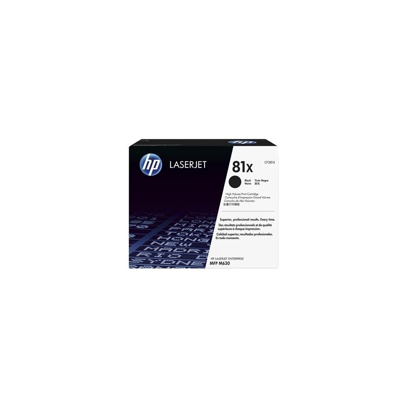 HP CF281X Toner HP 81X Black MFP M630