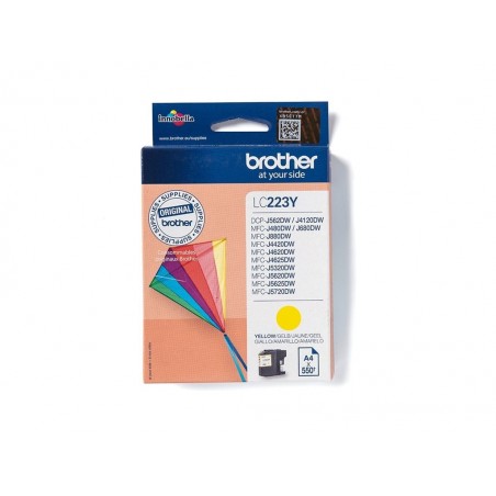 BROTHER LC223Y Brother LC223Y Cartus yellow - 550 pagini BROTHER LC223Y Brother LC223Y Cartus yellow - 550 pagini