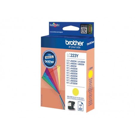 BROTHER LC223Y Brother LC223Y Cartus yellow - 550 pagini BROTHER LC223Y Brother LC223Y Cartus yellow - 550 pagini