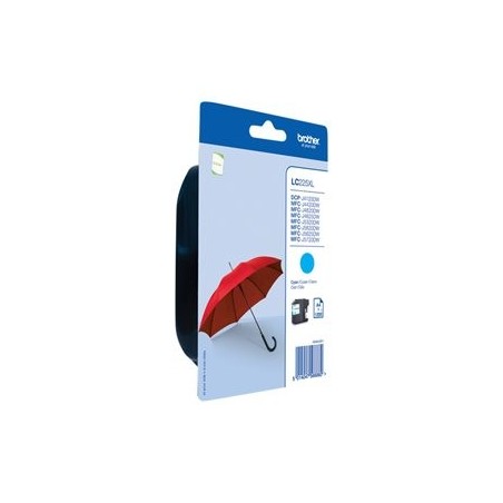 BROTHER LC225XLC Brother LC225XLC Cartus cyan de capacitate mare - 1.200 pagini BROTHER LC225XLC Brother LC225XLC Cartus cyan de capacitate mare - 1.200 pagini