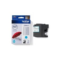 BROTHER LC225XLC Brother LC225XLC Cartus cyan de capacitate mare - 1.200 pagini BROTHER LC225XLC Brother LC225XLC Cartus cyan de capacitate mare - 1.200 pagini