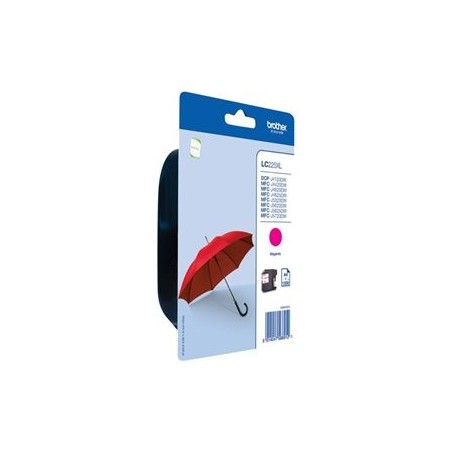BROTHER LC225XLM Brother LC225XLM Cartus magenta de capacitate mare - 1.200 pagini BROTHER LC225XLM Brother LC225XLM Cartus magenta de capacitate mare - 1.200 pagini