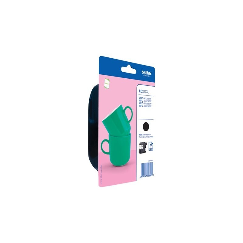BROTHER LC227XLBK Brother LC227XLBK Cartus negru de capacitate mare - 1.200 pagi BROTHER LC227XLBK Brother LC227XLBK Cartus negru de capacitate mare - 1.200 pagi
