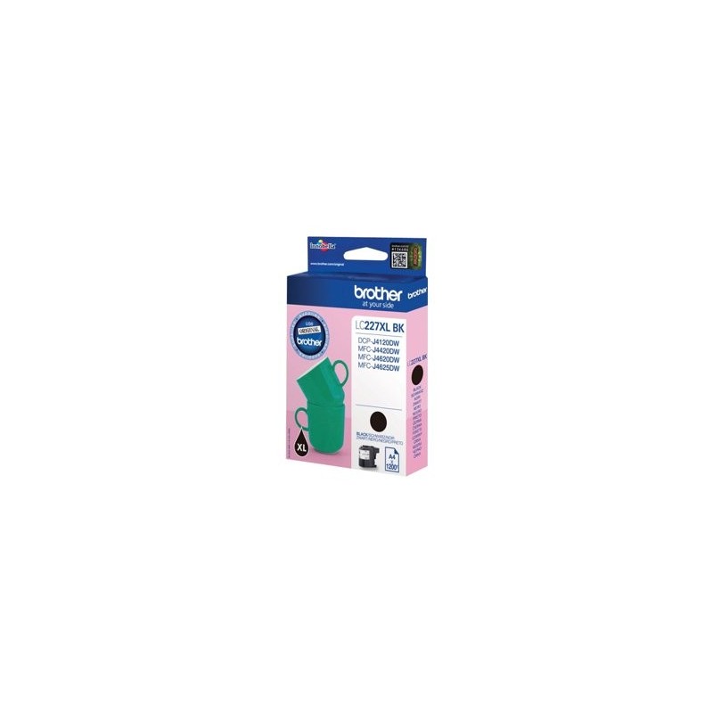 BROTHER LC227XLBK Brother LC227XLBK Cartus negru de capacitate mare - 1.200 pagi BROTHER LC227XLBK Brother LC227XLBK Cartus negru de capacitate mare - 1.200 pagi