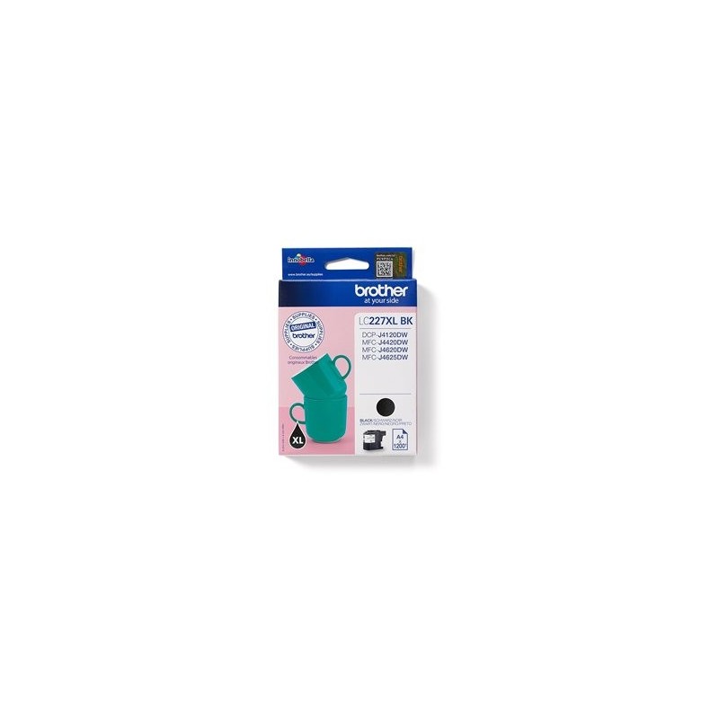 BROTHER LC227XLBK Brother LC227XLBK Cartus negru de capacitate mare - 1.200 pagi BROTHER LC227XLBK Brother LC227XLBK Cartus negru de capacitate mare - 1.200 pagi