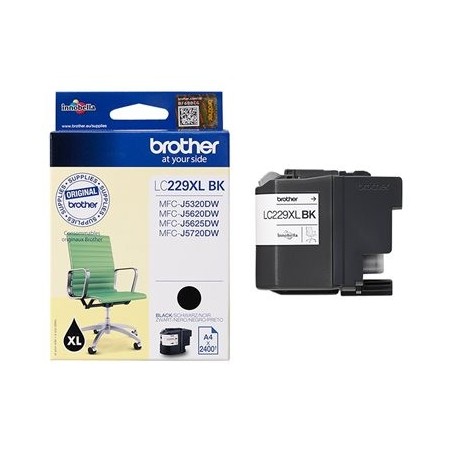 BROTHER LC229XLBK Brother LC229XLBK Cartus negru de capacitate mare - 2.400 pagini BROTHER LC229XLBK Brother LC229XLBK Cartus negru de capacitate mare - 2.400 pagini