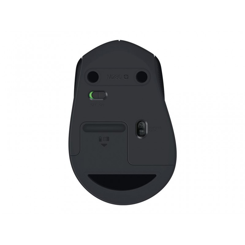 LOGITECH M280 Mouse right-handed optical 3 buttons wireless 2.4 GHz USB wireless receiver black