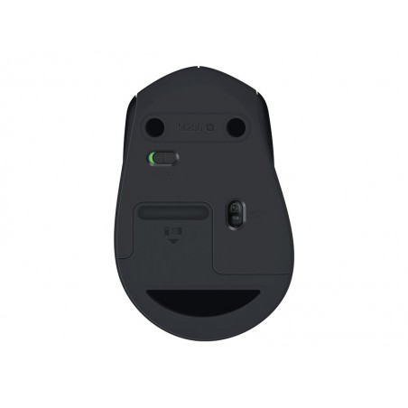 LOGITECH M280 Mouse right-handed optical 3 buttons wireless 2.4 GHz USB wireless receiver black