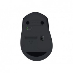 LOGITECH M280 Mouse right-handed optical 3 buttons wireless 2.4 GHz USB wireless receiver black