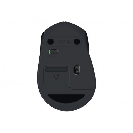 LOGITECH M280 Mouse right-handed optical 3 buttons wireless 2.4 GHz USB wireless receiver black