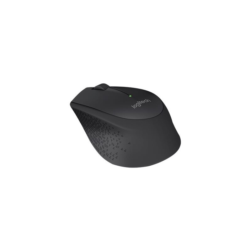 LOGITECH M280 Mouse right-handed optical 3 buttons wireless 2.4 GHz USB wireless receiver black