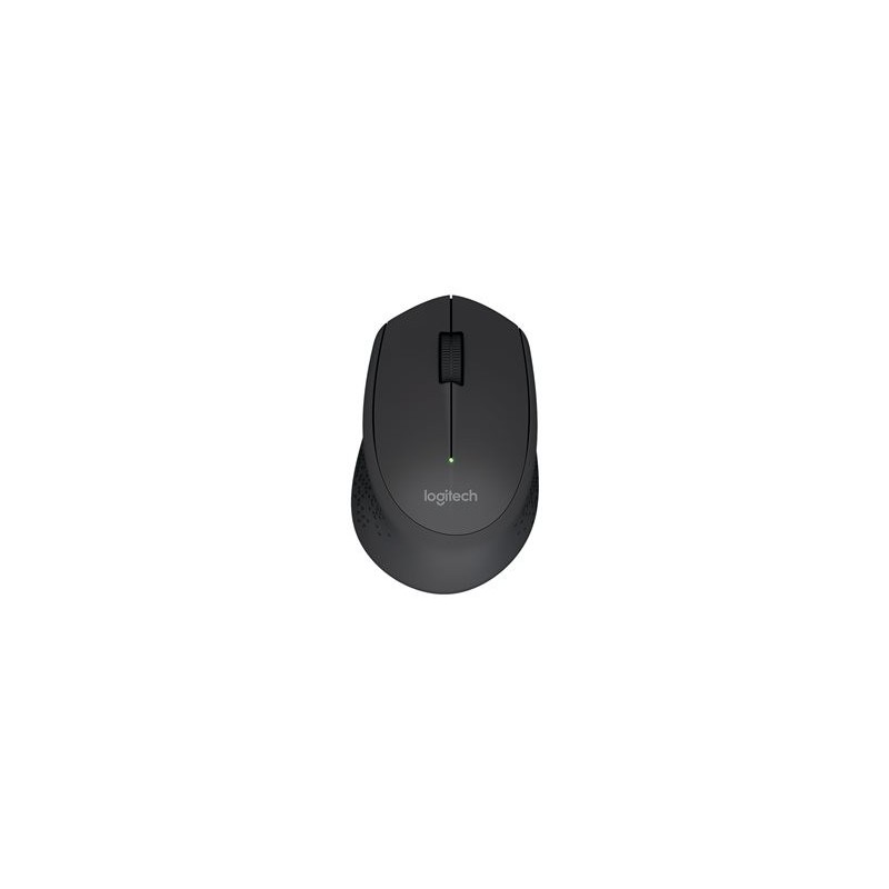 LOGITECH M280 Mouse right-handed optical 3 buttons wireless 2.4 GHz USB wireless receiver black